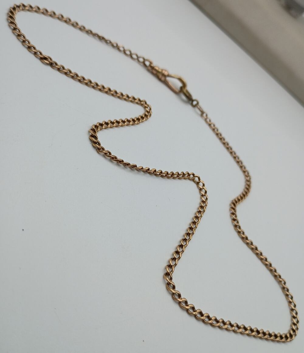 Antique 12K Gold Filled Pocket Watch Fob Chain – 16"
